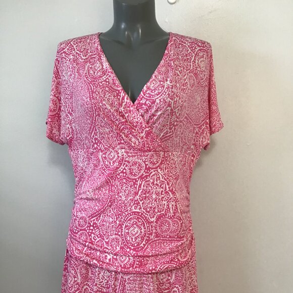 Vintage 80s Marallis Dress Size L - Picture 2 of 12